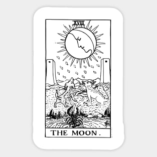 Tarot Card - Moon Sticker